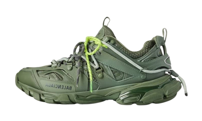 Balenciaga Sneaker Track Trail Kaki/Giallo Fluoro
