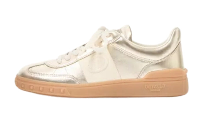 Valentino Sneaker Laminata Nappa Platino