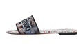 DIOR Cotone ricamato con motivo Toile de Jouy Papillon