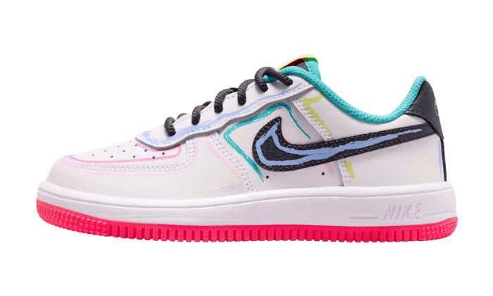 Air Force 1 (bambini) Sneaker Per Bianco/Rosa Hyper