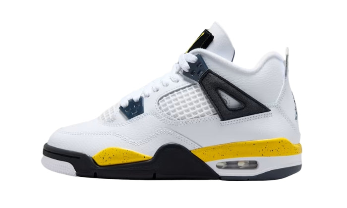 Air Jordan 4 (bambini) Sneaker Storica Bianco/Blu Scuro Grigio