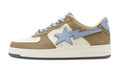 BAPESTA Sneaker stringata Beige/Celeste