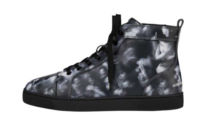 Christian Louboutin Sneaker Stampata Nero/Bianco