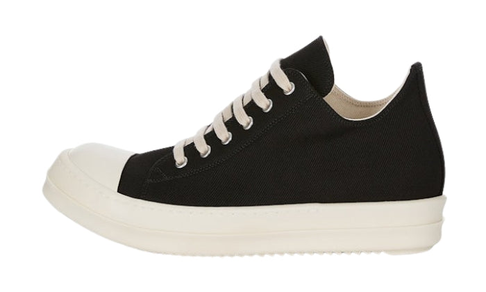 Rick Owens Milk Black Low Sneaker
