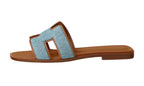 HERMES Oran Blu Chiaro/Naturale