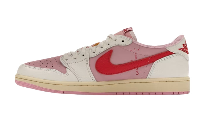 Air Jordan 1 Low Travis Scott Sail Rosa Tropical