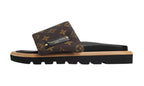 LOUIS VUITTON Mule Pool Pillow Flat Marrone Cacao