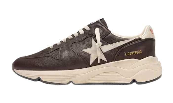 Golden Goose Running Sole Marrone con Stella Crema