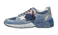 Golden Goose Sneaker Dad-Star Blu Denim/Argento