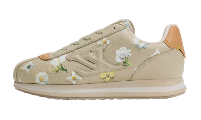 BUTTERSOFT Sneaker Blooming Monogram Beige