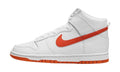 Nike Dunk High Sneaker Basketball Classica Bianco/Arancione