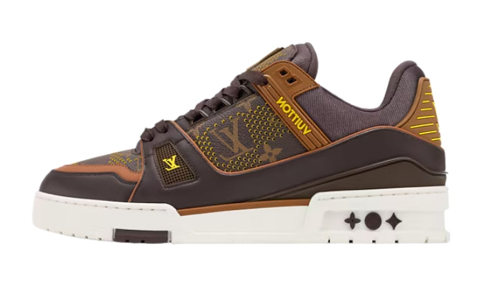 Trainer Sneaker Monogram Grid Giallo