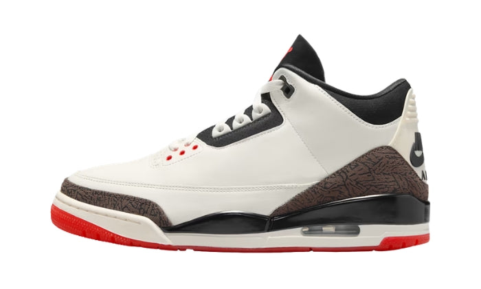 Air Jordan 3 Sneaker Classica Avorio Pallido/Nero