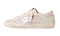 Golden Goose Super-Star LTD Rosa Con Stella Argento