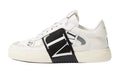 Valentino Sneaker in vitello fasciato BIANCO/NERO