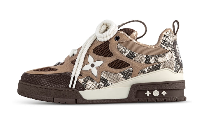 Louis vuitton Skate Brown Snakeskin