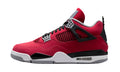 Air Jordan 4 Sneaker Retro Rosso Fuoco/Nero