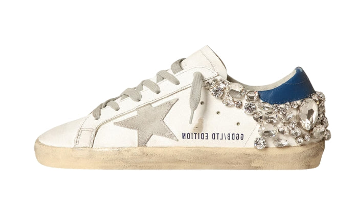 Golden Goose Super-Star Con Decorazione In Pietre Swarovski