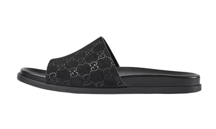 GUCCI Ciabatta Scamosciato Nero
