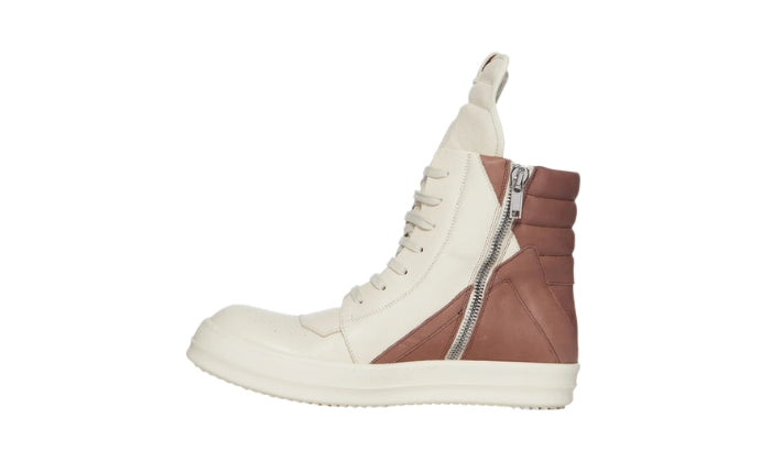 Rick Owens Sneaker alta Uva/Latte