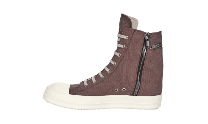 Rick Owens Sneaker in denim Uva/Latte
