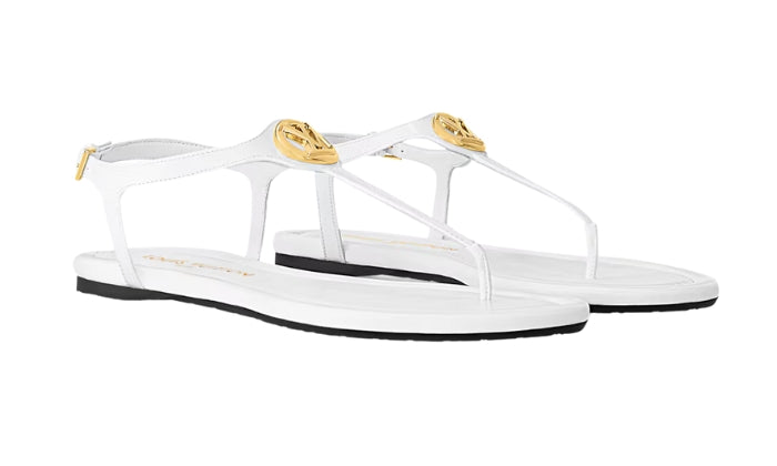 LOUIS VUITTON Sunkiss Sandali Bassi Bianco