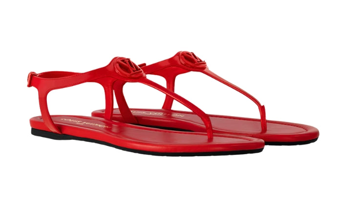 LOUIS VUITTON Sunkiss Sandali Bassi Rosso