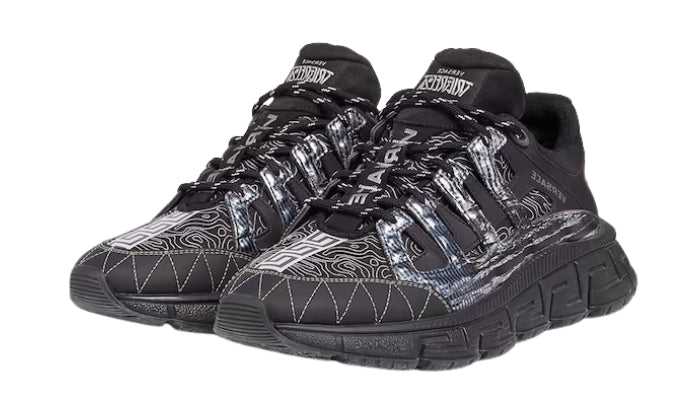 Versace Sneaker Tessuto Sintetico Nero