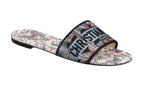 DIOR Cotone ricamato con motivo Toile de Jouy Papillon