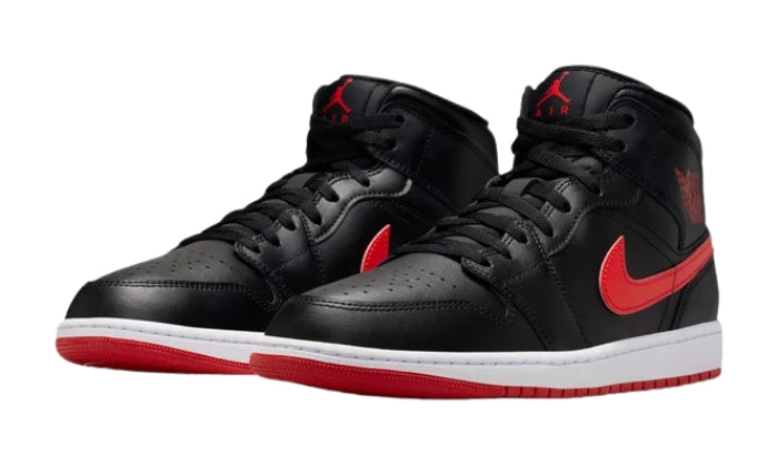 Air Jordan 1 Mid Sneaker Classica Nero/Bianco
