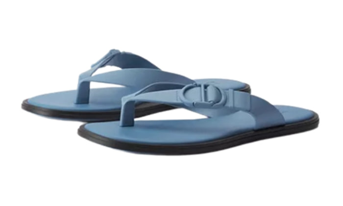 CIABATTE Infradito Rivage in Gomma Blu Chiaro