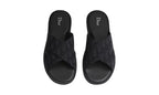CIABATTE Sandalo Rivage in Jacquard Oblique Nero