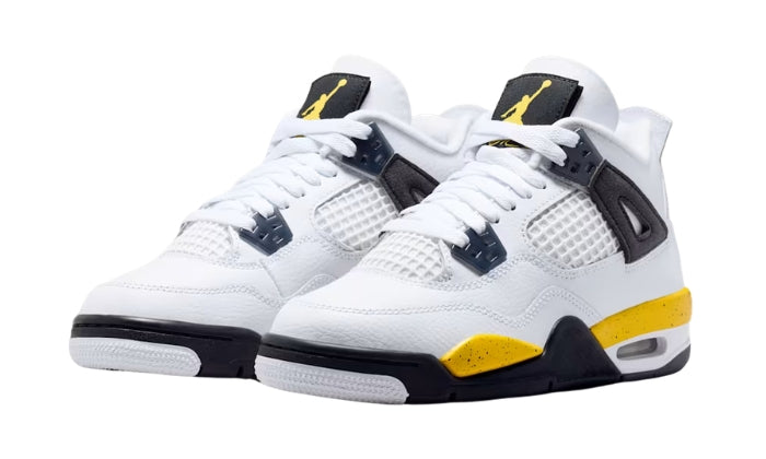 Air Jordan 4 (bambini) Sneaker Storica Bianco/Blu Scuro Grigio
