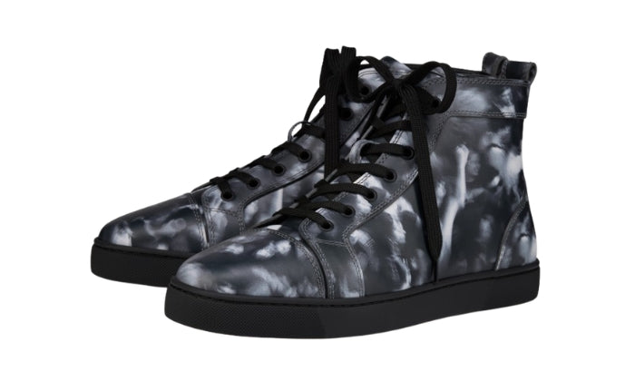 Christian Louboutin Sneaker Stampata Nero/Bianco