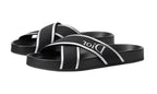 DIOR Sandalo Tessuto Tecnico Nero/Bianco