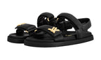 LOUIS VUITTON Sandalo Sunset Flat Nero