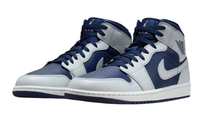 Air Jordan 1 Mid Sneaker Classica Blu Void/Bianco Summit