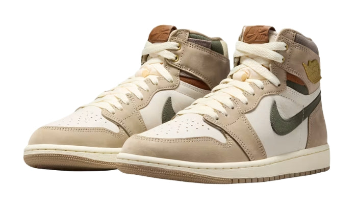Air Jordan 1 high Sneaker Classica Kaki/Naturale