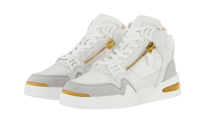 GIUSEPPE ZANOTTI Sneaker Alte Velluto Bianco