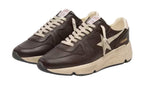 Golden Goose Running Sole Marrone con Stella Crema