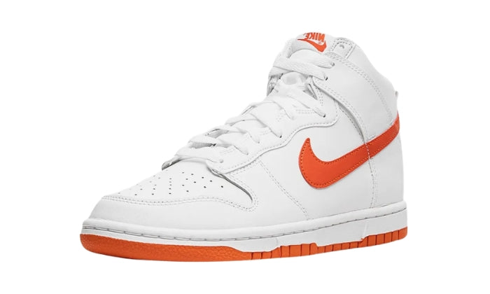 Nike Dunk High Sneaker Basketball Classica Bianco/Arancione