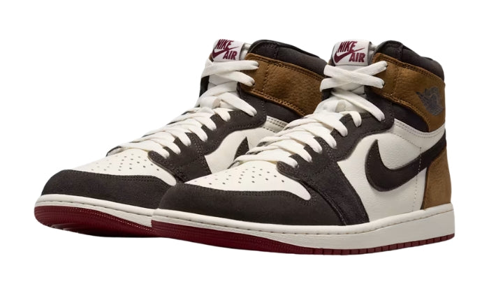 Air Jordan 1 high Sneaker Classica Marrone Ombra/Rosso Team