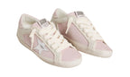 Golden Goose Super-Star LTD Rosa Con Stella Argento