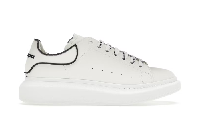 Alexander Mcqueen White Black Trim
