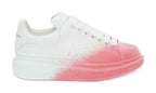 Alexander Mcqueen Oversize Bianco Rosa Velvet Spray (donna)