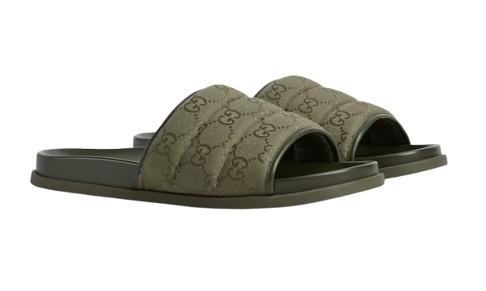 GUCCI Ciabatta Verde Scuro