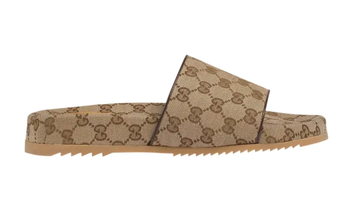 GUCCI Ciabatta Con Monogramma Beige