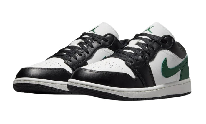 Air Jordan 1 Low Sneaker Classica Nero/Verde Gorge