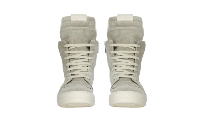 Rick Owens Sneaker in camoscio Perla Scura/Latte