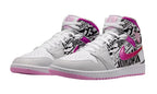 Air Jordan 1 Mid Sneaker Classica Panna